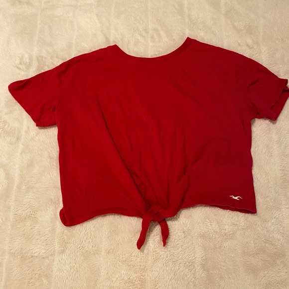 Cropped red T - Picture 1 of 2